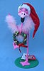 Annalee 16" Christmas Flamingo with Wreath - Mint - 946506