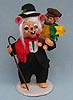 Annalee 6" Dickens Scrooge Mouse & Tiny Tim Holding Star - Mint  - 946512