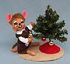 Annalee 6" Dickens Bob Cratchet Decorating Mouse - Mint  - 946712