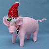 Annalee 8" Snowflake Frolic Pig - Mint - 947708