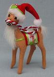 Annalee 5" Deer with Candy Canes - Near Mint - 950006