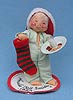 Annalee 7" Kid with Milk & Cookies - Excellent/ Very Good - No Pin - 960585a
