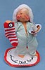 Annalee 7" Kid with Milk & Cookies Logo with Pin - Mint / Near Mint - 960585