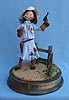 Annalee 10" Annie Oakley with Base - Very Good - 960685a