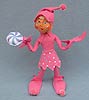 Annalee 12" Pink Candy Elf Holding Candy - 2013 - Mint - 964513ooh