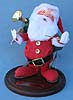 Annalee 10" Bean Nosed Santa with Base - Very Good - 965794a