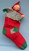 Annalee 18" PJ Kid with 2' Christmas Stocking - Mint - 765895ox