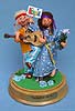 Annalee 10" Hippie Couple with Base - Mint - 967799