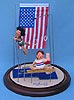 Annalee 3" Dreams of Gold Gymnastic Vignette with Base - Mint - 970196