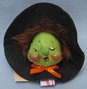 Annalee 3" Witch Head Pin - Mint - 970494xooh