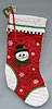 Annalee 20" Snowman Christmas Stocking - 2010 - Mint - 970710