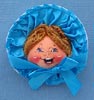 Annalee 3" Southern Belle Head Pin - Mint - 971299