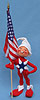 Annalee 10" Patriotic Elf - Mint - 972099xo