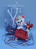 Annalee 7" Miss Red White and Blue Pageant Mouse - Mint - 976204ox