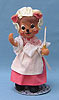 Annalee 6" Colonial Girl Pilgrim Mouse - Mint - 981405