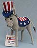 Annalee 9" Patriotic Donkey - Mint - 981703