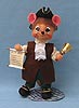 Annalee 6" Town Crier Pilgrim Mouse - Mint - 981905ox