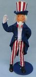 Annalee 13" Uncle Sam - Excellent - 982302a