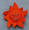 Annalee 6" Orange Sun Ornament - Mint - Prototype - 983601orp