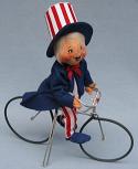 Annalee 7" Patriotic Boy Riding Bike - Mint - 984400sc