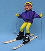 Annalee 10" Yellow Skier - Signed - Mint - 984701