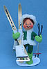 Annalee 7" Winter 2001 Special Olympics Skier and Skater Girl - Mint - 985501