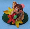 Annalee 3" Autumn Harvest Mouse in Cornucopia - Mint - 985600