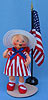 Annalee 7" Patriotic Girl #1 with Straw Hat - Mint - 987600