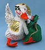 Annalee 10" Christmas Golden Goose - Signed - Mint - 989498s