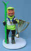 Annalee 10" Victory Ski Doll - No brass plaque - Mint - 991391a