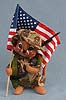 Annalee 7" Desert Storm Soldier Mouse - Closed Mouth - Near Mint  - 993191ox