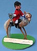 Annalee 10" Horse with 5" Equestrian Kid - Mint - 994392