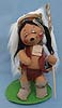 Annalee 10" Indian Chief Bear with Disney Pin - Mint - 996396xx
