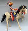Annalee 25" Patriotic Yankee Doodle on Hand Painted 36" Horse - Excellent - A307-75HP