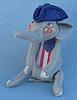 Annalee 8" Vote 76 Patriotic Elephant with Pony Tail -  Near Mint  - A310-76pony