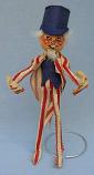 Annalee 10" Patriotic Uncle Sam - Very Good - A316-76c