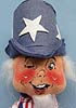 Annalee 25" Uncle Sam - Near Mint / Excellent - Signed - A318-76s