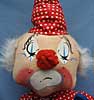 Annalee 42" Red Clown Crying - Excellent - A343-76redcry