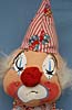 Annalee 42" Clown Crying in Red and White Ticking - Excellent  - A343-77redcrya