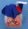 Annalee 3" Patriotic Colonial Boy Head Pin - Near Mint - A357-76xx