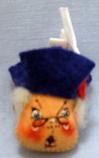 Annalee 3" Patriotic Colonial Boy Head Pin - Museum - Signed Annalee - A357-76yells