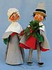 Annalee 10" Pilgrim Man and Woman - Very Good - A358-A357-78b