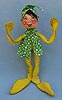 Annalee 10" Elf with Hat & Vest - Mint - A371-78tong