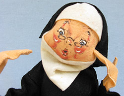 Annalee 18" Black Nun -  Near Mint - A52-66