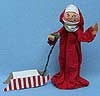 Annalee 10" Nun in Red Habit with Sled - Excellent - A58-68ox