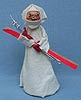 Annalee 10" Nun in White Habit with Skis & Poles - Mint - A61-71