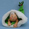 Annalee 7" Baby in Lime Green Santa Hat - Mint - A72-66lg