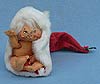 Annalee 7" Baby in Red Santa Hat - Very Good - A72-66r