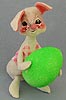 Annalee 7" Country Bunny with Green Egg - Near Mint - B3-74ox