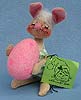 Annalee 7" Country with Pink Egg - Mint - B3-79xx